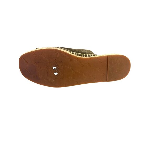 Splendid Womens Olive Green Suede Slide-On Espadrille Sandals Size 6 1/2 - Picture 13 of 16